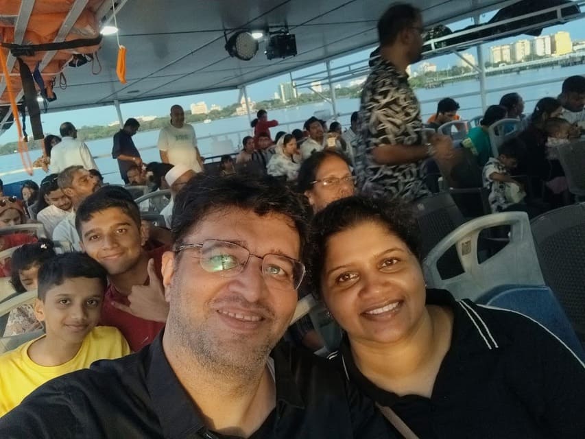 Rehna spending time with her children